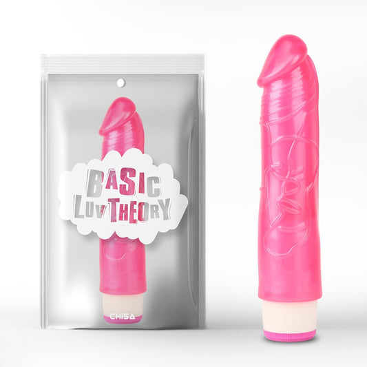 Basic Luv Theory Sexy Whopper 7.8" Vibrating Dildo