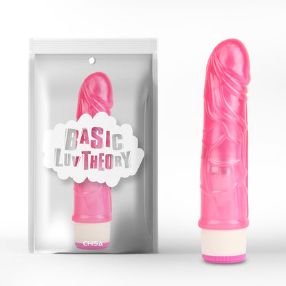Basic Luv Theory Stud Rod 6.8" Vibrating Dildo