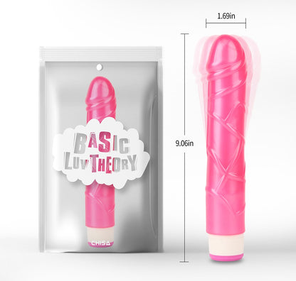 Basic Luv Theory Pulsator 9" Vibrating Dildo