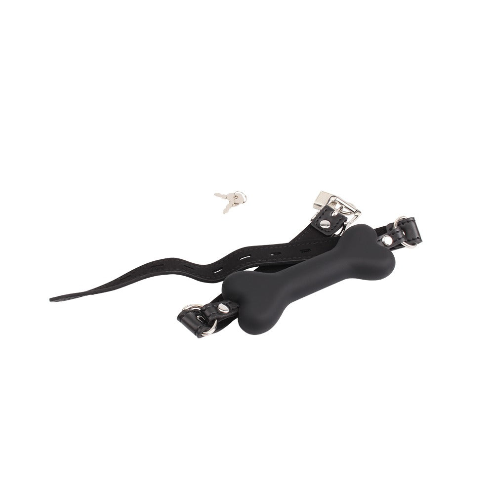 Behave Luxury Fetish Doggie Bone Bit Gag