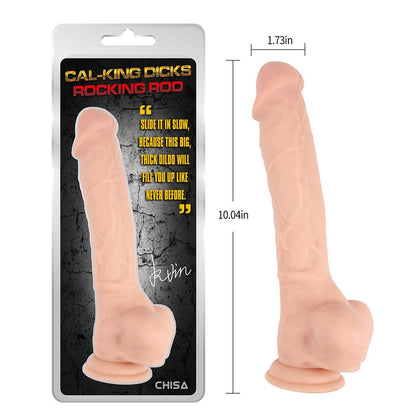 Cal-King Cocks Rocking Rod 8" Dildo with Balls