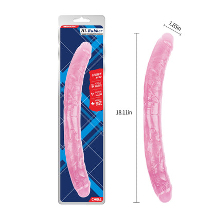 Hi Rubber 18" Double Ended Dildo