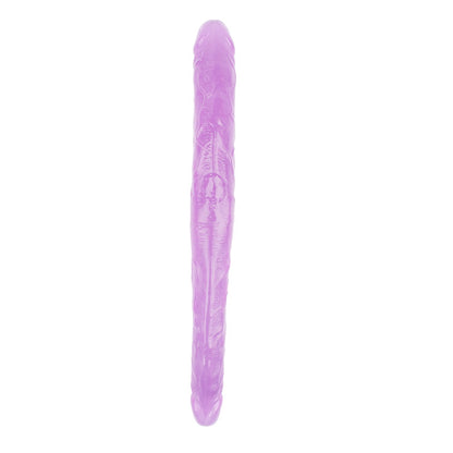 Hi Rubber 17.8" Tapered Double Ended Dildo