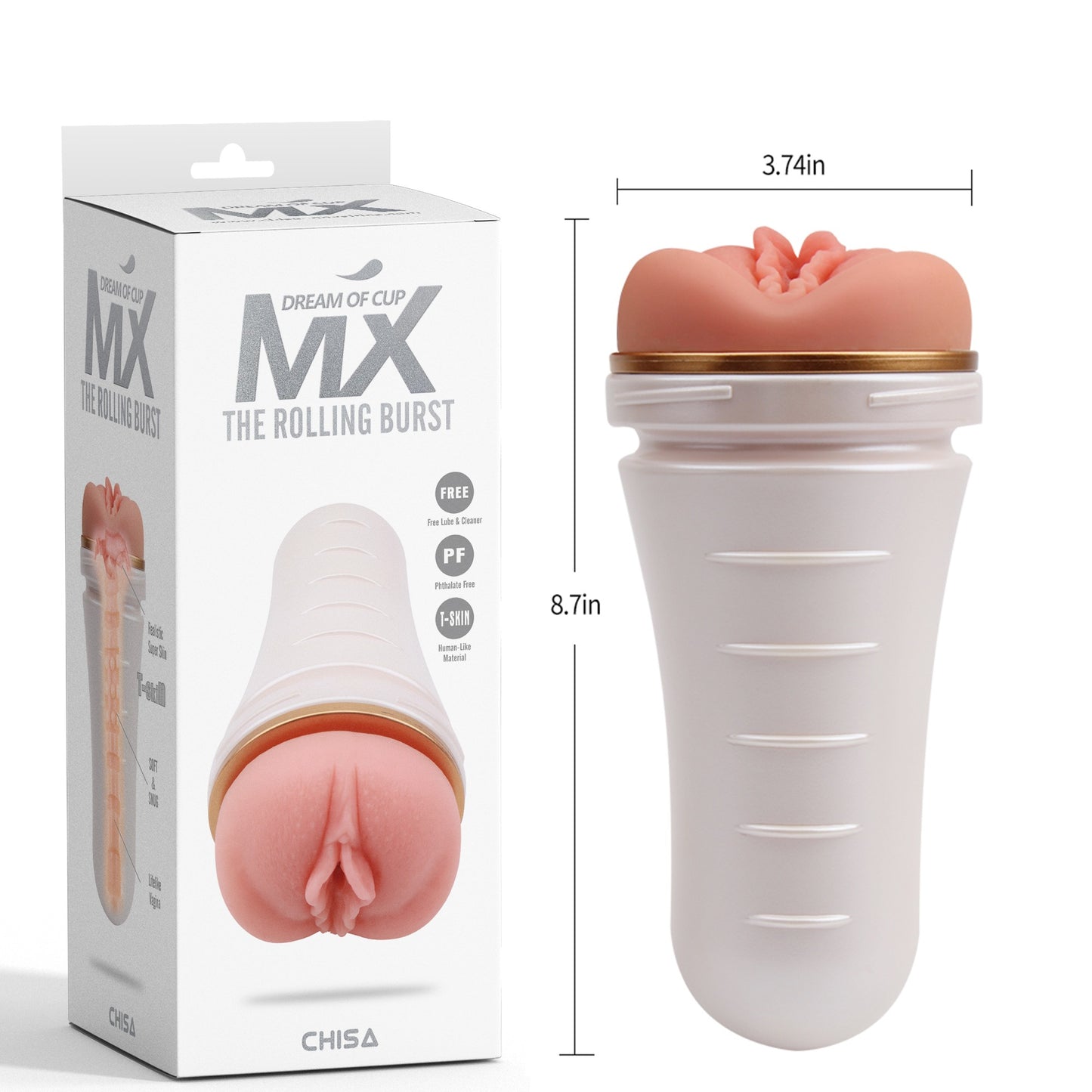 MX The Rolling Burst Realistic Masturbator