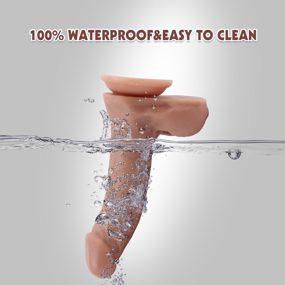 Fashion Dude Dual Density 7.9" Dildo with Balls