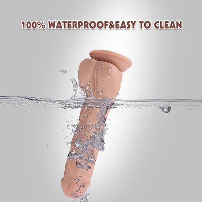 Fashion Dude Dual Density 8.9" Dildo with Balls