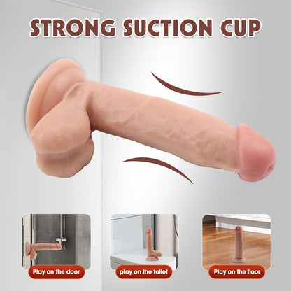Fashion Dude Dual Density 7.1" Dildo with Balls
