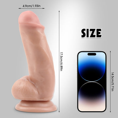 Fashion Dude Dual Density 6.9" Dildo with Balls
