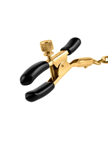 Fetish Fantasy Gold Nipple Clamps-10182