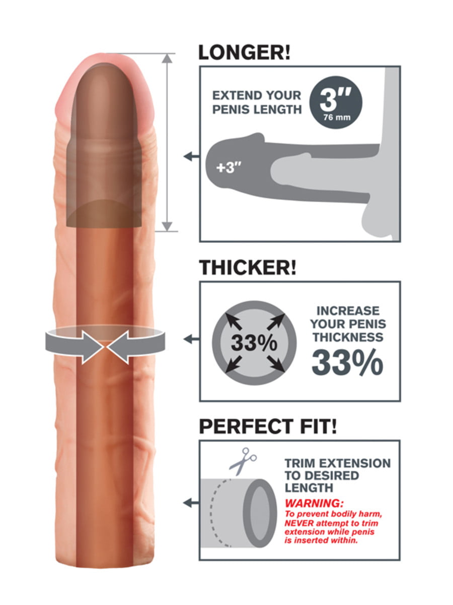 Fan+asy X-Tensions Perfect 3 Inch Extension-8189