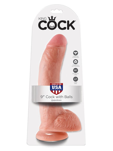 King Cock 9 Inch Cock with Balls-0