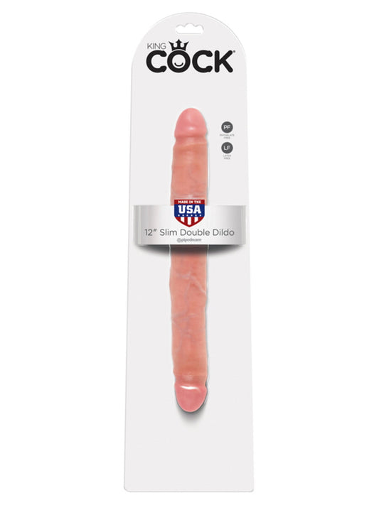 King Cock 12 Inch Slim Double Dildo-0