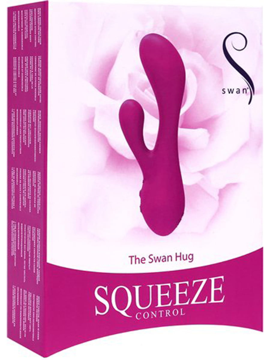 The Swan Hug Squeeze Control Rechargeable Vibrator