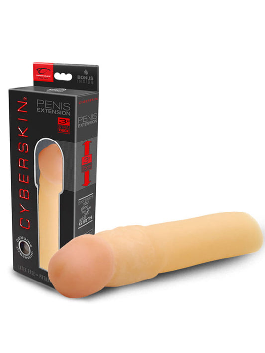 Topco Cyberskin 3" Xtra Thick Penis Extension