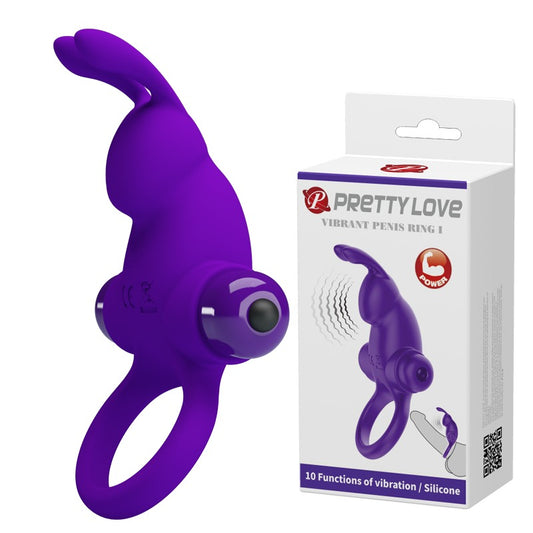 Pretty Love Rabbit Vibrating Cock Ring 1