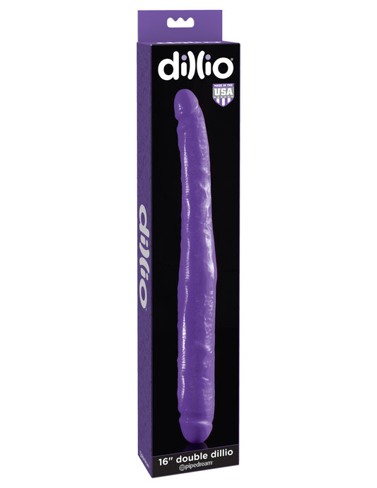 Pipedream Dillio 16" Double Dong - Purple