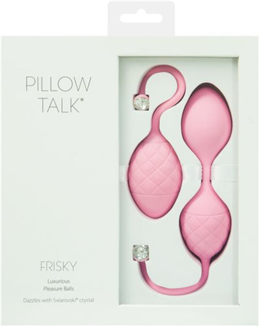 BMS Pillow Talk Frisky Duo Kegel Balls - Pink