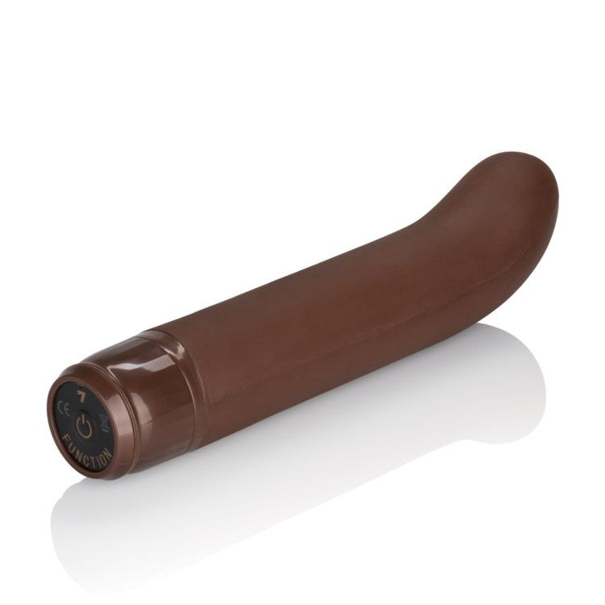 CalExotics Stud Silicone Chubby G-Spot Vibrator - Brown