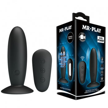 Mr Play by Baile Rechargeable Remote Control Vibrating Anal Plug