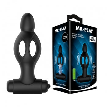 Mr Play by Baile Silicone Vibrating Anal Plug