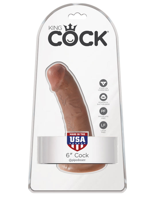 Pipedream King Cock 6" Cock - Tan