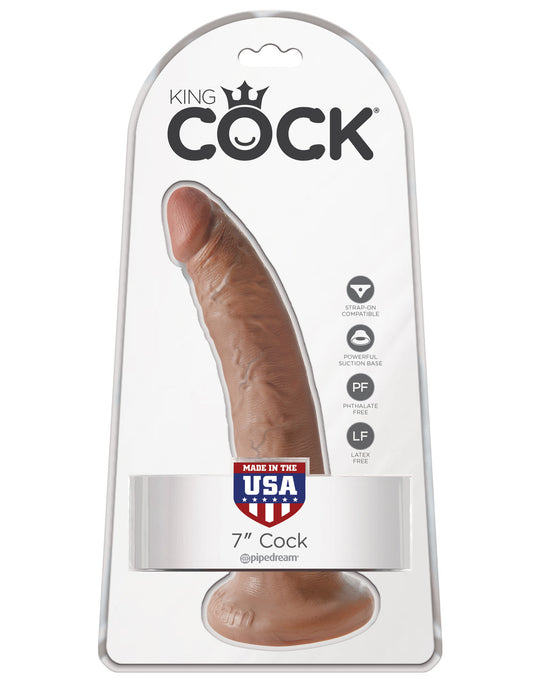 Pipedream King Cock 7" Cock - Tan