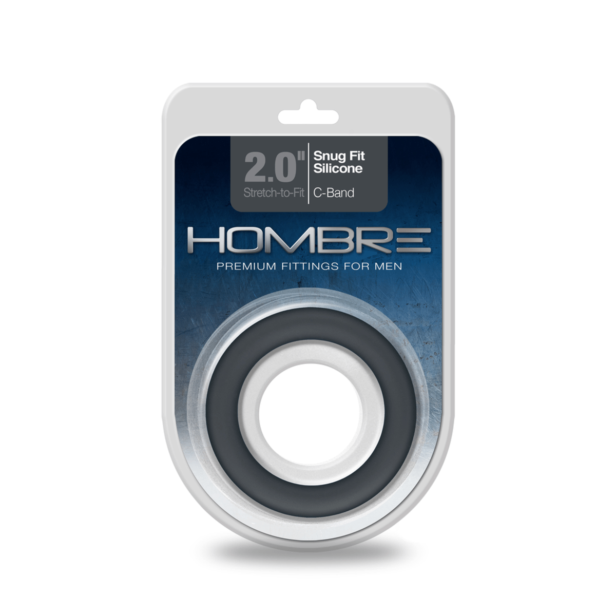 Hombre 2.0 Inch Snug Fit Silicone C-Band-0