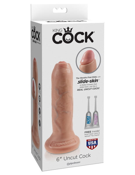 King Cock 6 Inch Uncut Cock-0