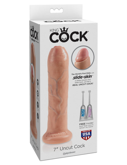 King Cock 7 Inch Uncut Cock-0