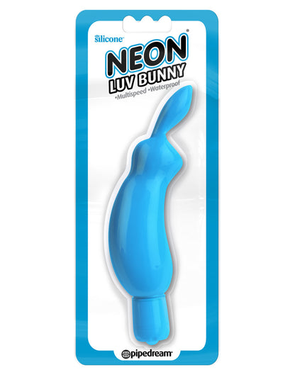 Pipedream Neon Luv Bunny Stimulator - Blue