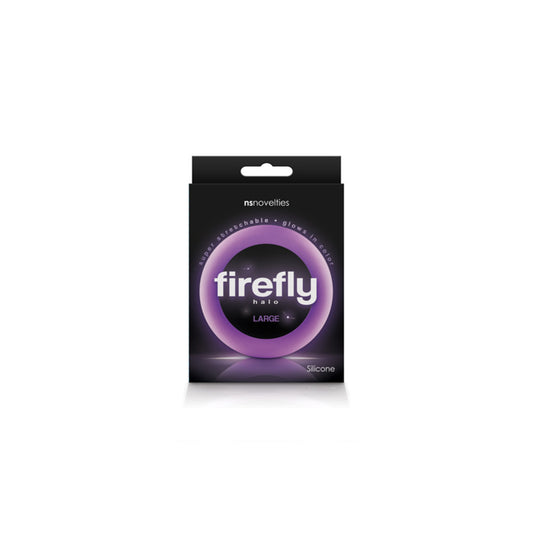 NS Novelties Firefly Halo Cock Ring Large - Purple