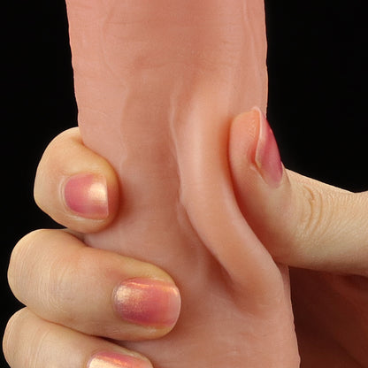 Lovetoy Products Sliding-Skin Dual Layer 9" Dong