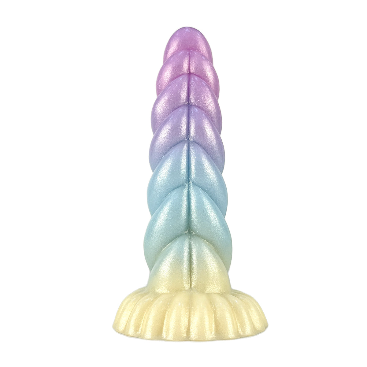 Liquid Silicone 8.3'' Twirly Dildo with Suction Cup