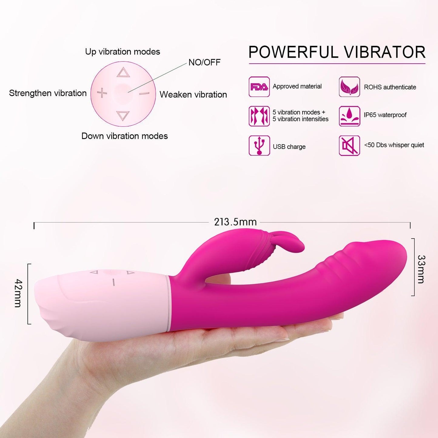 y.Love Olivia G-Spot Rabbit Vibrator