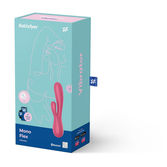 Satisfyer Mono Flex Rabbit Vibrator with App - Red