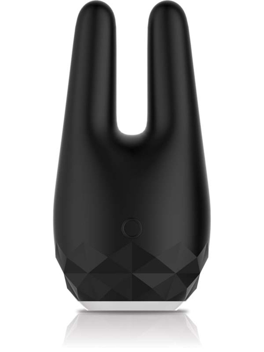 Diamonds by Playful The Countess Mini Rabbit Ears Massager - Black