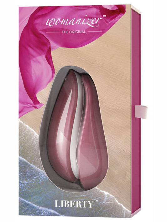 Womanizer Liberty Rechargeable Clitoral Stimulator - Pink Rose