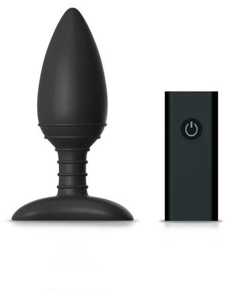 Nexus Ace Rechargeable Vibrating Butt Plug - Medium - Black