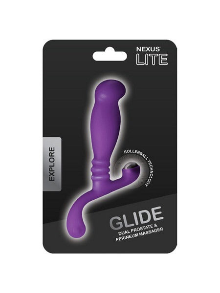 Nexus Lite Glide Dual Prostate &amp; Perineum Massager - Purple
