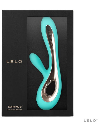 Lelo SORAYA 2 Rechargeable Rabbit Vibrator - Aqua