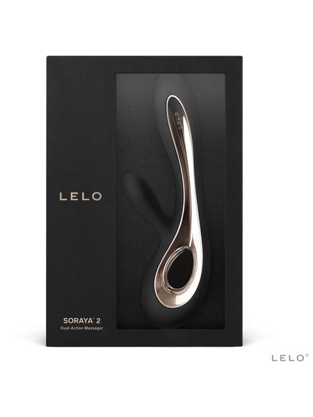 Lelo SORAYA 2 Rechargeable Rabbit Vibrator - Black