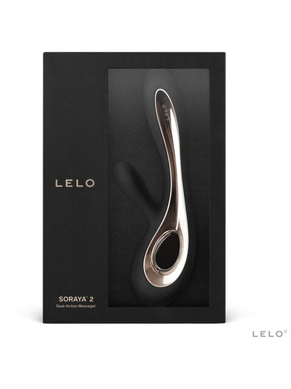 Lelo SORAYA 2 Rechargeable Rabbit Vibrator - Black