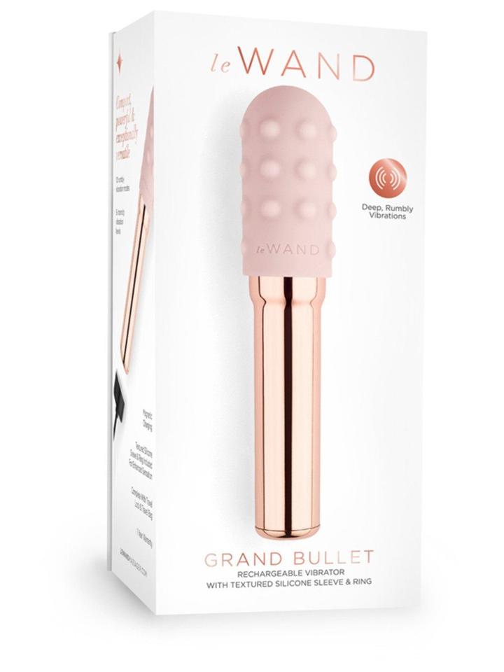 Le Wand Rechargeable Chrome Grand Bullet - Rose Gold