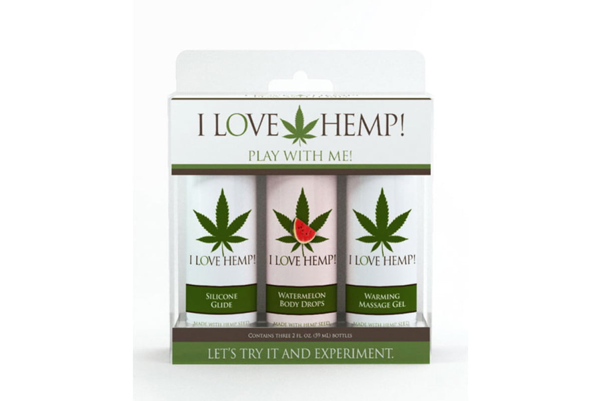 Doc Johnson I Love Hemp Play with Me 3pk Bedroom Enhancer