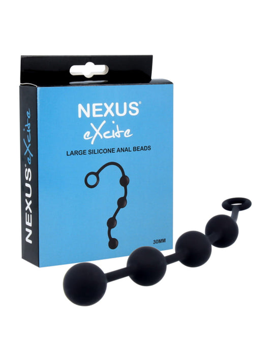 Nexus Excite Large 30mm Silicone Anal Beads