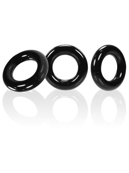 Oxballs Willy C-Rings Cockrings 3pk - Black