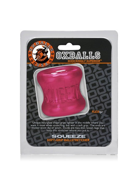 Oxballs Squeeze Soft-Grip Ball Stretcher - Hot Pink