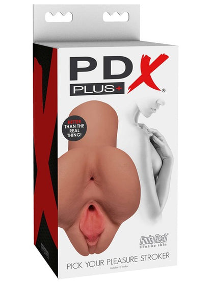 Pipedream PDX Plus Pick Your Own Pleasure Stroker - Tan