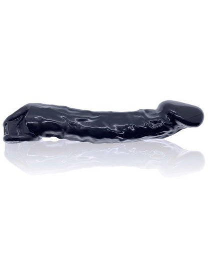 Oxballs Muscle Ripped Slimer Longer Cocksheath Penis Sleeve - Black