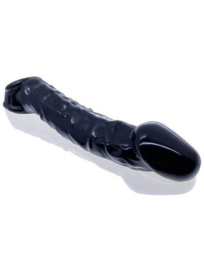 Oxballs Muscle Ripped Slimer Longer Cocksheath Penis Sleeve - Black